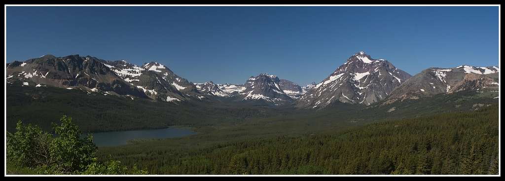 St. Mary Lake and rugged peaks